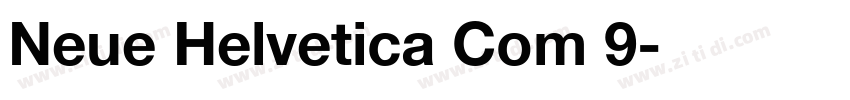 Neue Helvetica Com 9字体转换